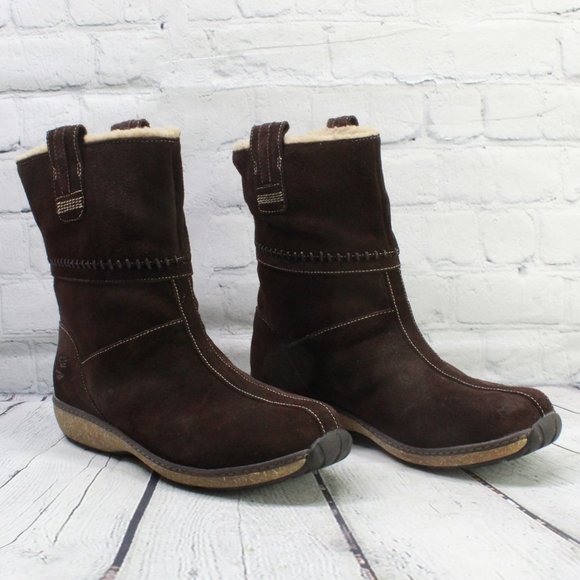 TIMBERLAND Ankle Suede Shortie Boot Insulated 10 W - Picture 3 of 9